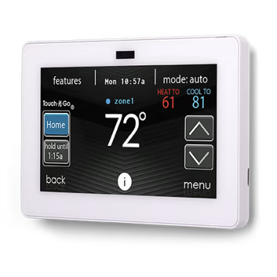Bryant-wifi-thermostat- touchscreen-white